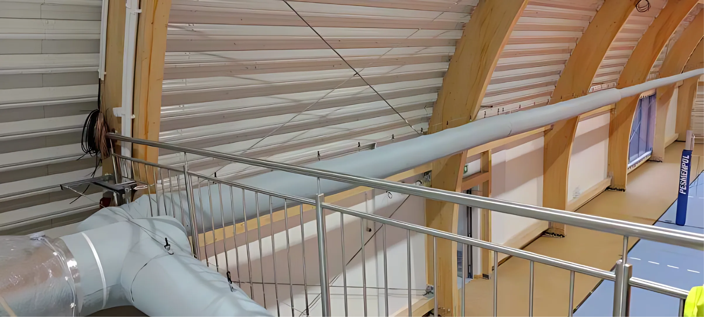 LUFTEX Referenz: Sporthallen